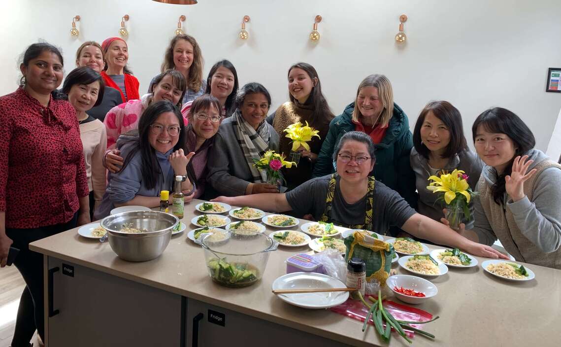 March cooking club selfie