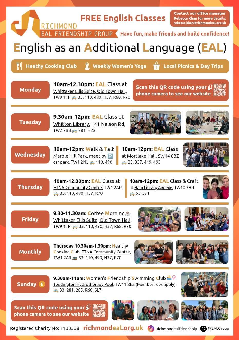 2026 Timetable