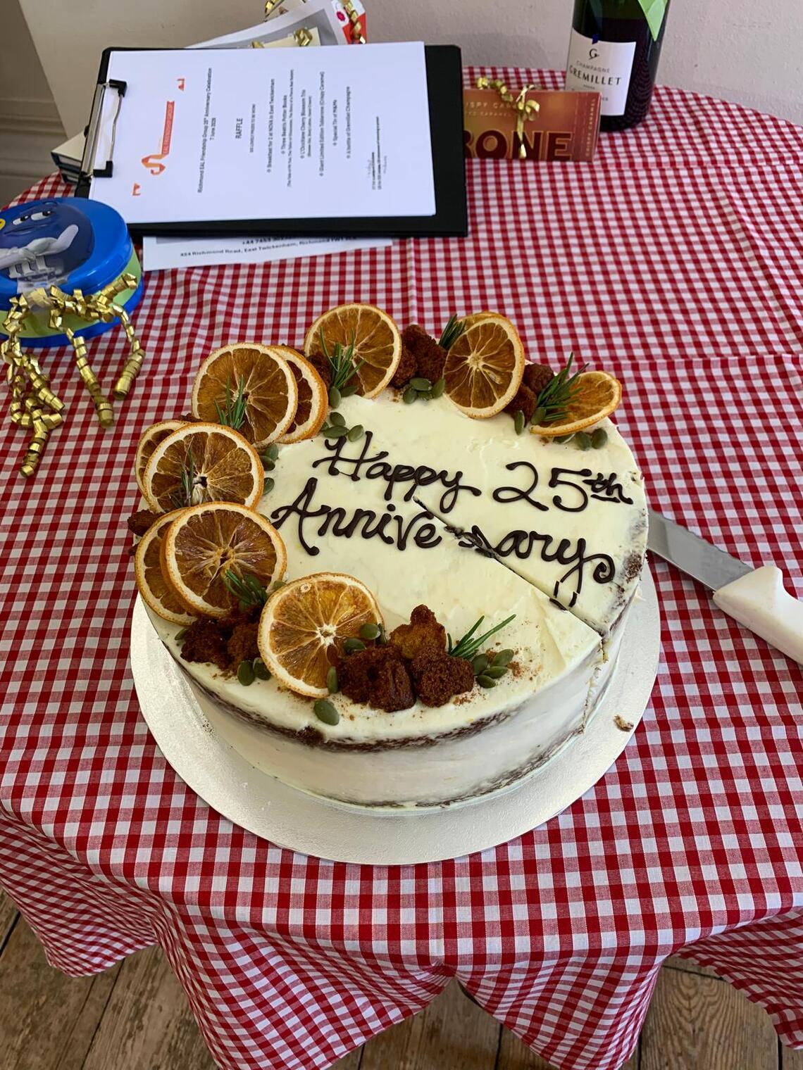 25th Anniversary Cake