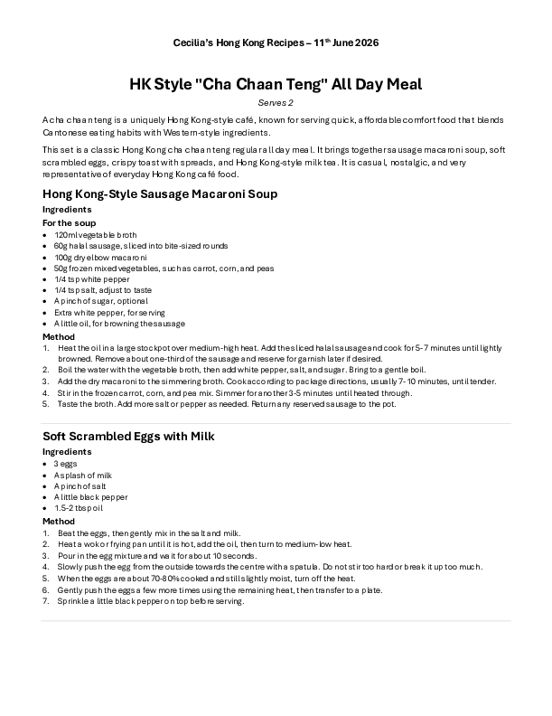 recipe
