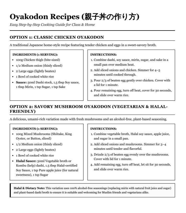 Tatsuya Recipe 2